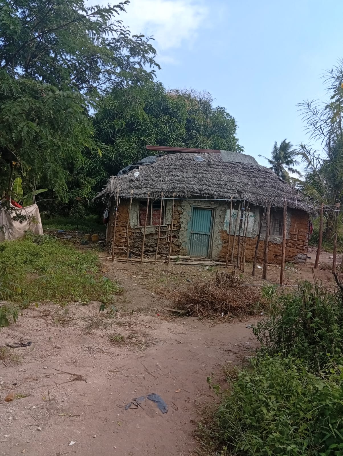 A house constructed by the vulnarable Children in Zengwa Kwale County