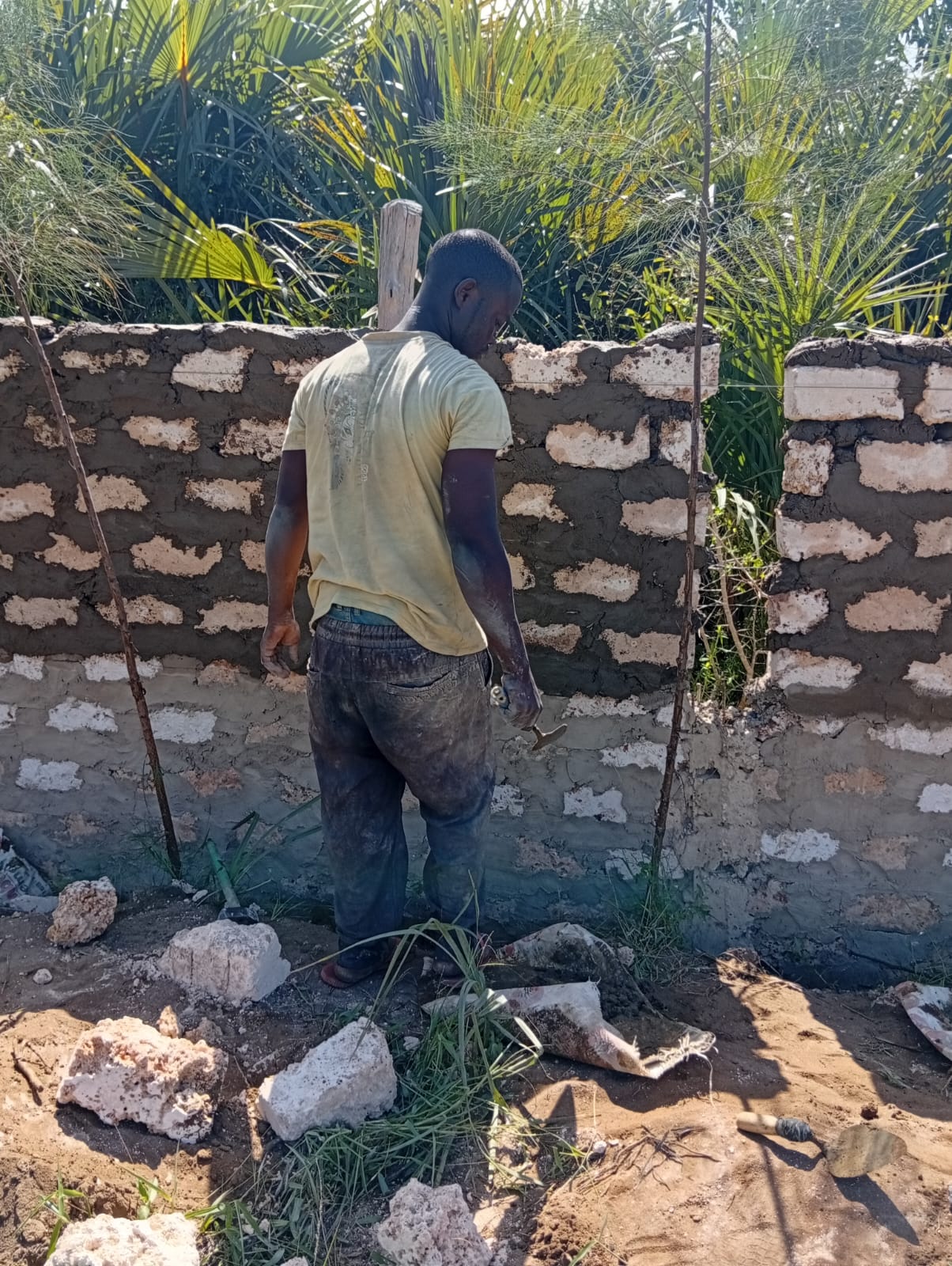 School block under construction in Zengwa village