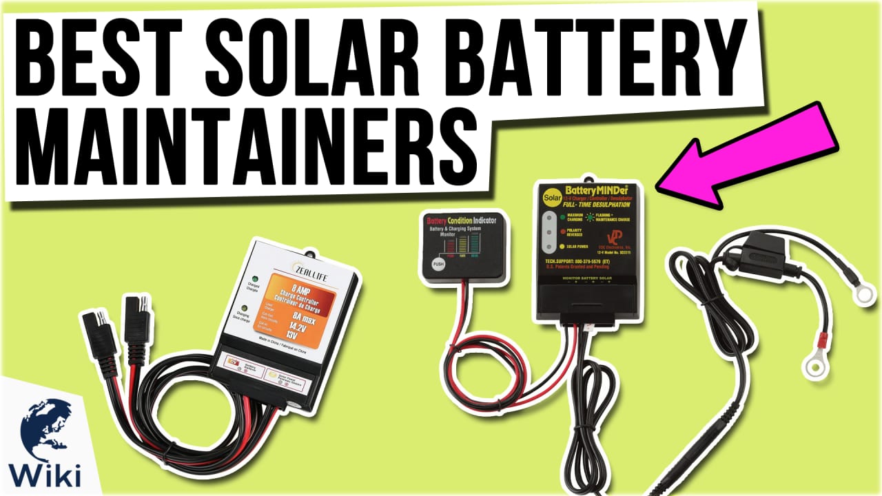 Solar battery maintainer on sale with charge controller