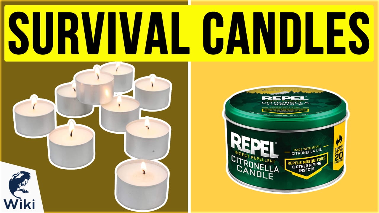 Long Lasting Candles 3 Wicks Survival Candle for Hiking