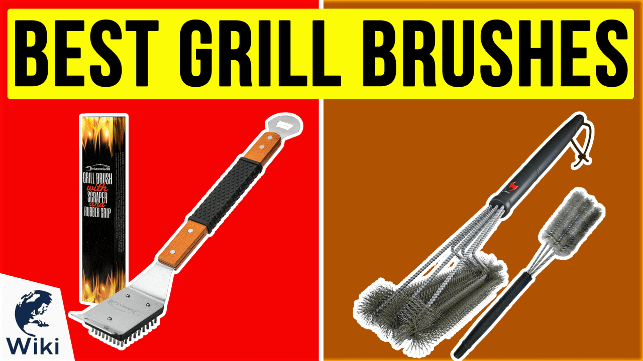 Kona's Top Rated Grill Brush & Scraper - Stainless Steel