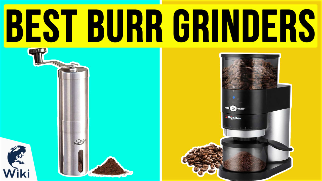 Blue Brew-Pro Ceramic Burr Manual Coffee Grinder with 2 Airtight