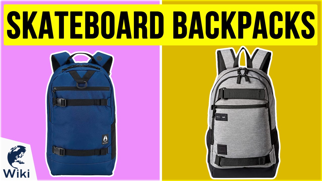 Skateboarding with a backpack sales