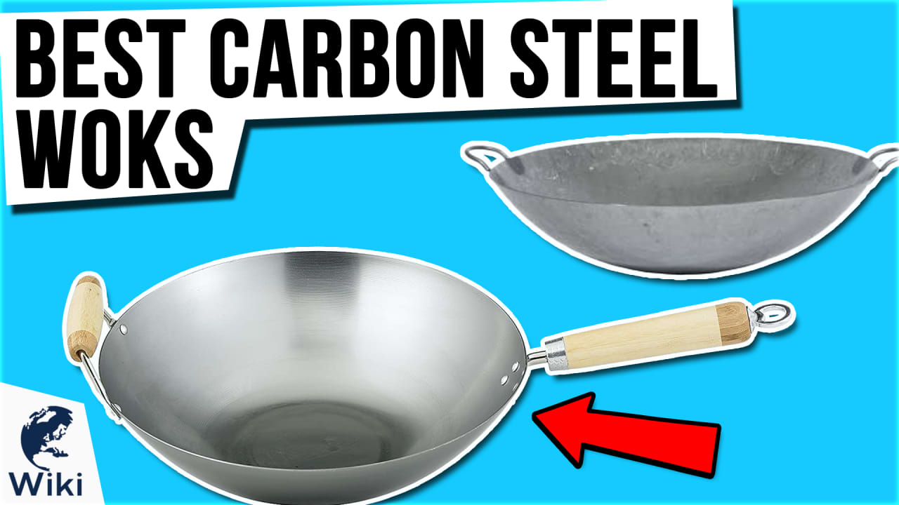 Helen Chen Carbon Steel Wok with Helper Handle - 14 inch