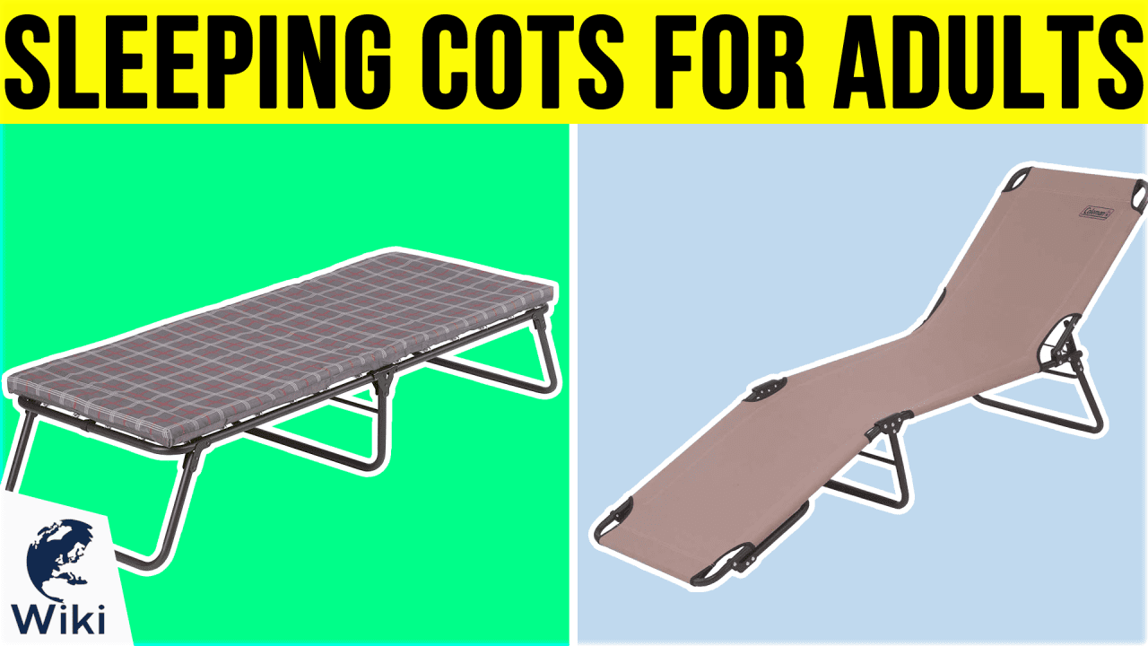 Top 10 Sleeping Cots For Adults of 2019 Video Review