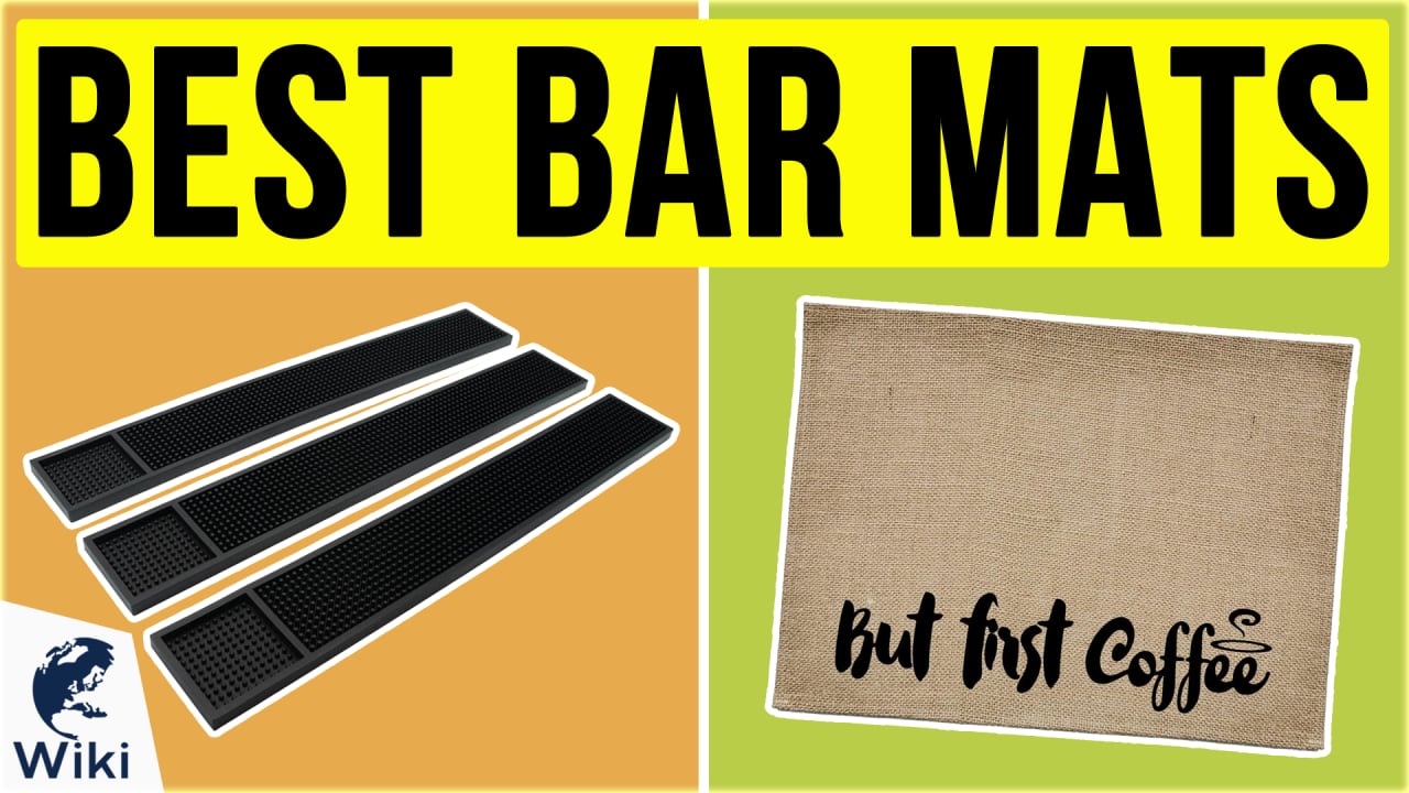 Rubber Bar Mats, Black Bar Service Spill Mat Drying Mat,Style 1