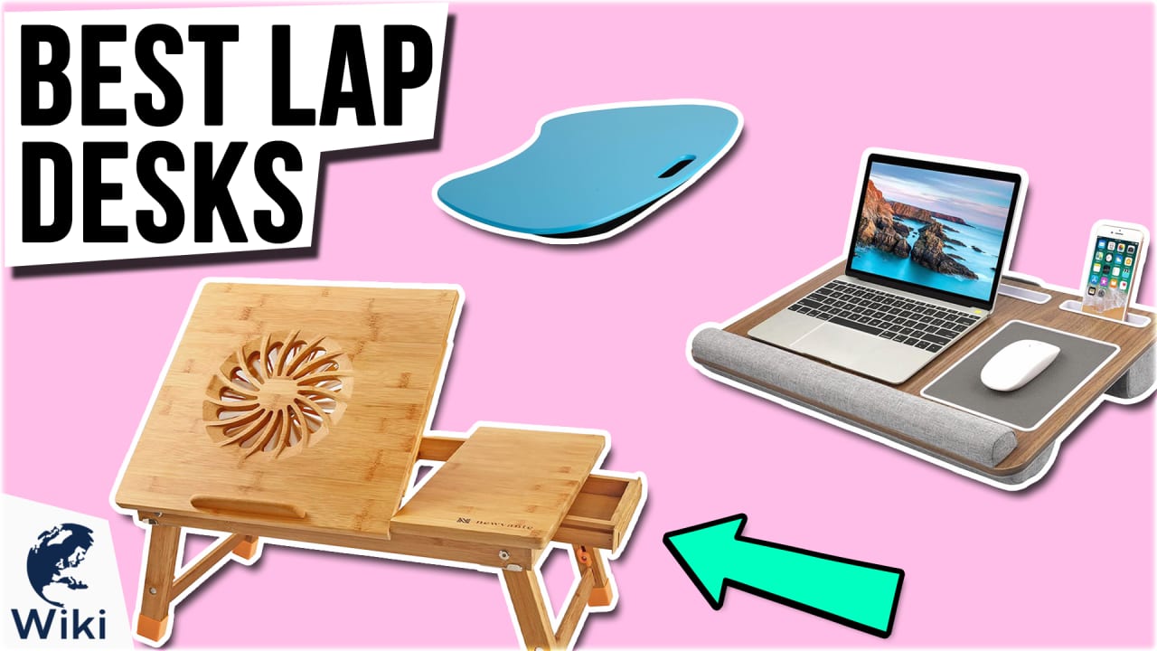 Lap Desk, Laptop Desk with Mouse Wrist Pad, Right Left Handed Design