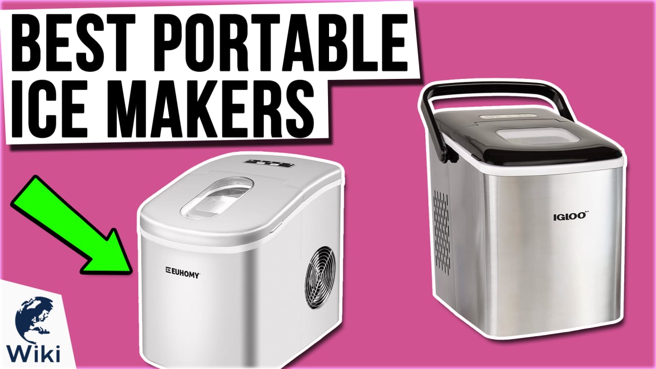 portable ice maker review - euhomy ice maker machine pink 