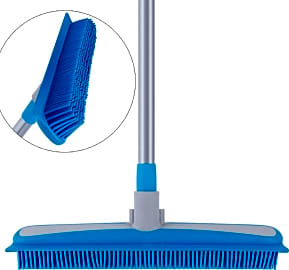 MR.SIGA mr.siga broom and dustpan set with long handle, upright