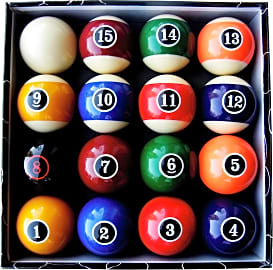 Iszy Billiards # 8 Ball Regulation Size 2 1/4 Pool Table Billiard