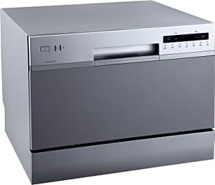  Danby DDW621WDB Countertop Dishwasher with 6 Place Settings, 6  Wash Cycles and Silverware Basket, Energy Star-Rated with Low Water  Consumption and Quiet Operation : Appliances