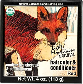 Light Mountain Natural Color Chart, Henna for Hair