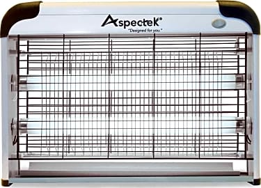 Aspectek Powerful 20-Watt Electric Bug Zapper, Attractive Design for Outdoor and Indoor Use, Waterproof Black Repellent