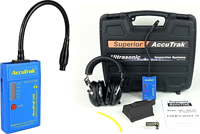 Ultrasonic leak detector top
