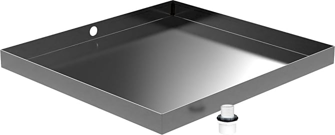 30 in. x 32 in. Stainless Front-Load Washer Drain Pan