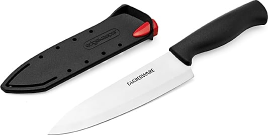 Farberware Edgekeeper Stamped Stainless Steel Chef Knife, 8