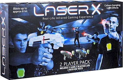  Lazer Tag Team Ops Deluxe 2-Player System : Toys & Games