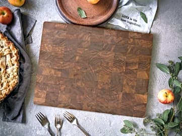 John Boos Small Maple Wood Cutting Board For Kitchen, 12 Inches X 12  Inches, 3 Inches Thick End Grain Square Butcher Chopping Block With Feet :  Target