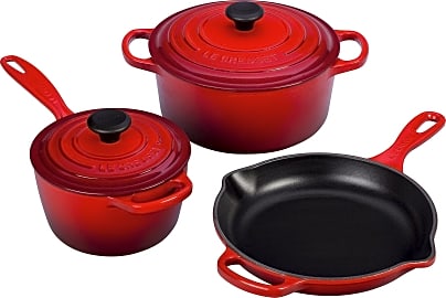 Cuisinel Cast Iron Cookware 5-Pc Set - 10 + 12 S (Open Box)