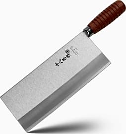 SHI BA ZI ZUO Kitchen Knife 8 Inches Versatile Butcher Cleaver Chopper  Knife Slicing Meat Chopp - Cutlery & Kitchen Knives