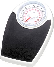 FACC Bathroom Scales Most Accurate Prime, Scale for Body Weight Analog,  Retro, All-Steel Body, Artificial Leather Scale Surface, Large Display  Dial