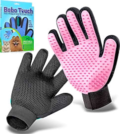 How to clean DELOMO pet grooming glove without washing them?