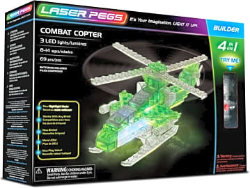 Laser pegs combat copter 2025