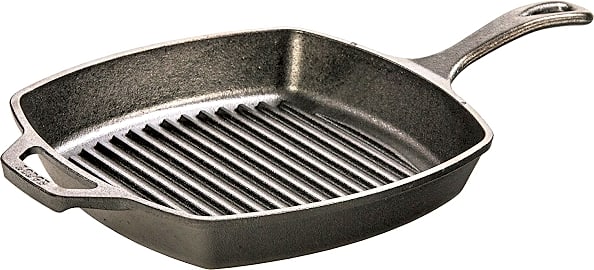 Cooks Standard Nonstick Square Grill Pan 11 x 11-Inch, Hard Anodized  Grilling Skillet Pan Cookware for Camping, Home Use