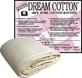 Quilters Dream Cotton Batting Natural Select Midloft 