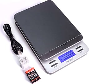 Angel POS Digital 50 lb x 0.2 oz Postal Table Shipping Scale with Large Display, Envelope Stand & USB Power Cable