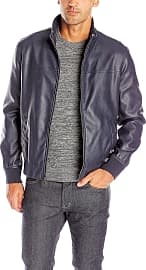 Tommy hilfiger men's smooth lamb faux leather unfilled bomber jacket deals