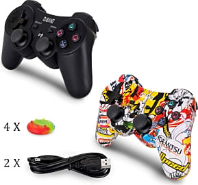  CHENGDAO Controller for PS3 2 Pack Wireless Controller