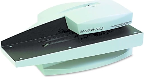 Martin Yale Premier Handheld Electric Automatic Letter Opener Handheld -  Black - 1 / Each - Enclosed Blades