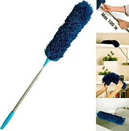 Multifunctional Baseboard Cleaning Brush Extendable Microfiber