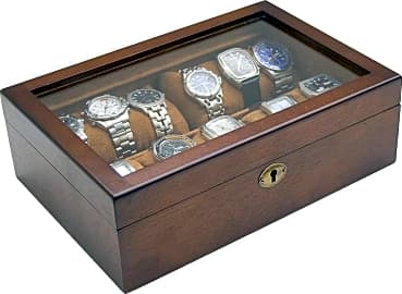 Vintage 10 - Solid Top - Watch Box - Caddy Bay Collection