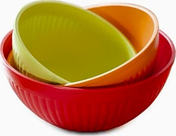 Nordic Ware 3 Piece Prep & Serve Mixing Bowl Set