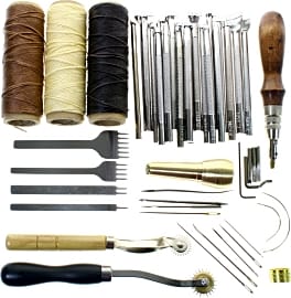 BAGERLA Leather Working Tools and Supplies, Leather Tooling Kit