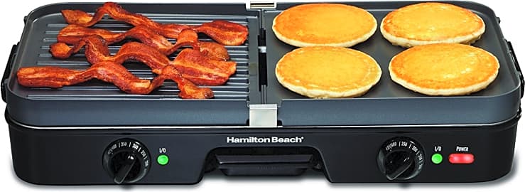 Hamilton Beach 3-in-1 Grill/Griddle Black 38546 - Best Buy