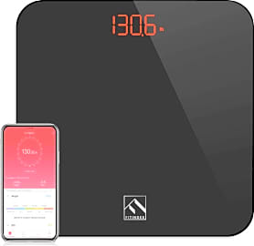 FITINDEX Advanced Smart Body Weight Scale with App, Large Display