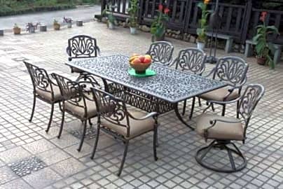 Top 10 Cast Aluminum Patio Furniture Video Review