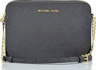 MICHAEL KORS Jet Set Crossbody Review - What Fits Inside - What's In My Bag  - Large Saffiano Leather 