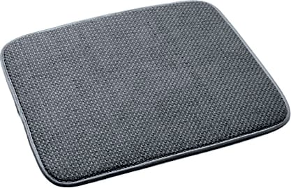 S&T INC. Absorbent, Reversible XL Microfiber Dish Drying Mat for