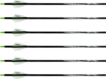 6 Victory Archery Xtorsion V3 .003 Straightness 400 Spine Steel Carbon Arrows 