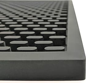 BARsics 24x3.5 Rubber Bar Service Mat for Counter Top (Pack of 3)