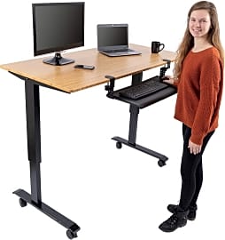 Cartmay under store desk platform