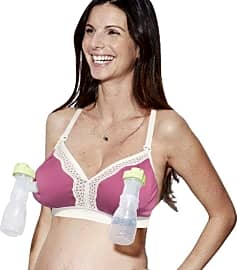 The Dairy Fairy Rose Handsfree Pumping Nursing Bra Fits All Pumps