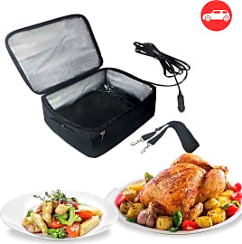 Car Food Warmer Portable 12V Personal Oven for Car Heat Lunch Box