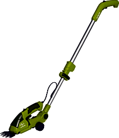 Battery operated long handled grass shears hot sale