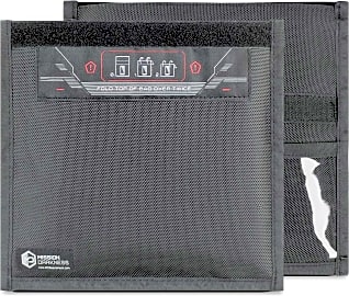 Mission Darkness NeoLok Non-Window Faraday Bag for Tablets (+ Easy to Use Magnetic Closure) // Device Shielding for Law Enforcement & Military Data