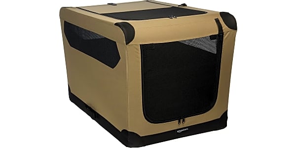 Amazonbasics soft dog crate online